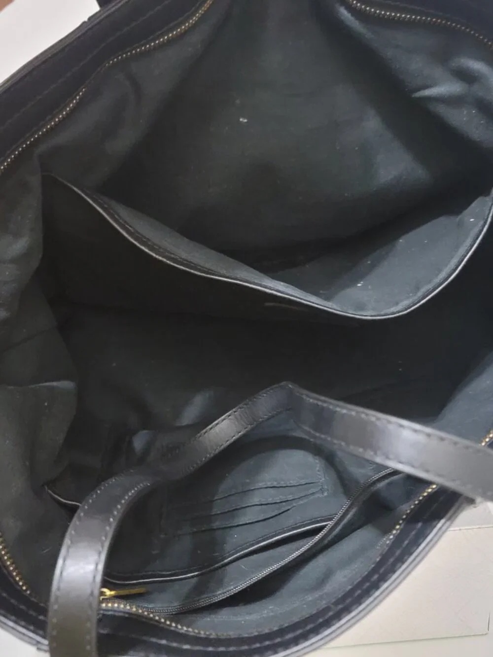 Black Fossil Computer Bag